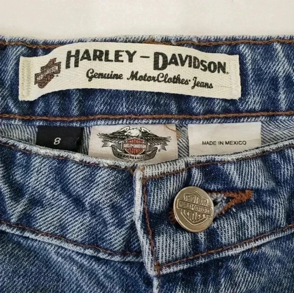 Harley Davidson Motorcycles Womens Straight Leg Jeans - Picture 8 of 10